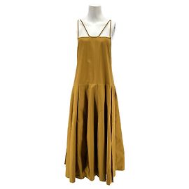 Robe Khaite T.US 4 Coton Marron