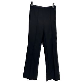 Autre Marque Unsignierte Hose T.FR 40 Wolle Schwarz
