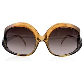 Christian Dior-Tamanho grande laranja vintage 2143 Óculos de sol 55/15-Laranja