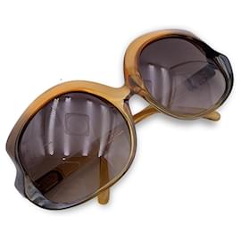 Christian Dior-Tamanho grande laranja vintage 2143 Óculos de sol 55/15-Laranja