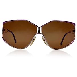 Christian Dior-Übergroße Sonnenbrille im Vintage-Stil in Lila 2345 64/08 115MM-Lila