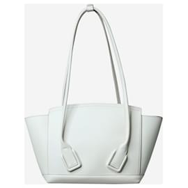 Bottega Veneta-White Arco top handle bag-White