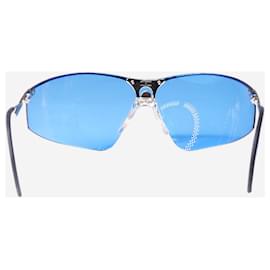 Autre Marque-Silver Visionizer sunglasses-Silvery