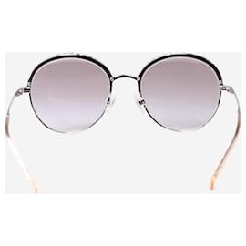 Chanel-Pewter pearl embellished sunglasses-Other