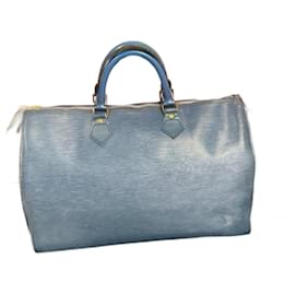 Louis Vuitton-Vintage Louis Vuitton Speedy 35-Blue
