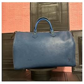 Louis Vuitton-Vintage Louis Vuitton Speedy 35-Blue