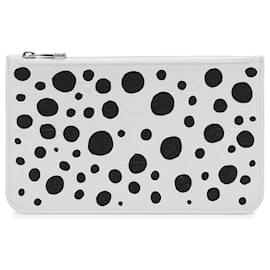 Louis Vuitton-Louis Vuitton Bolsa Branca x Yayoi Kusama Monograma Infinity Dots Neverfull-Branco