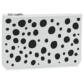 Louis Vuitton-Louis Vuitton Bolsa Branca x Yayoi Kusama Monograma Infinity Dots Neverfull-Branco