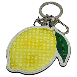 Louis Vuitton-Louis Vuitton Yellow Monogram Lemon Charm Key Chain-Yellow