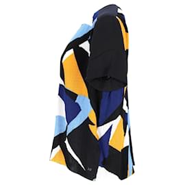 Tommy Hilfiger-Saisonales Kurzarmhemd für Damen-Marineblau