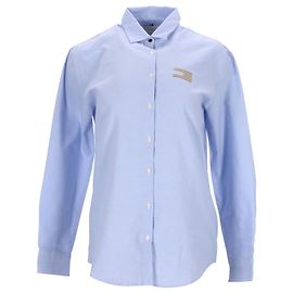 Tommy Hilfiger Tommy Icons Girlfriendshirt für Damen Blau Hellblau
