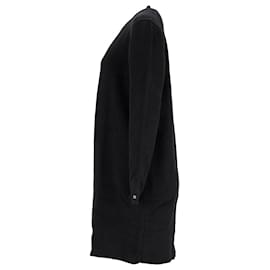 Tommy Hilfiger-Tommy Hilfiger Vestido Regular Fit para Mujer en Algodón Negro-Negro