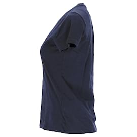 Tommy Hilfiger-Camiseta Heritage con cuello redondo para mujer-Azul marino