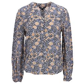 Tommy Hilfiger Blusa feminina com decote em V Multicor