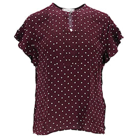 Tommy Hilfiger-Womens Print Blouse-Red
