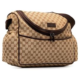 Gucci-GG Canvas Baby Changing Bag 123326-Other