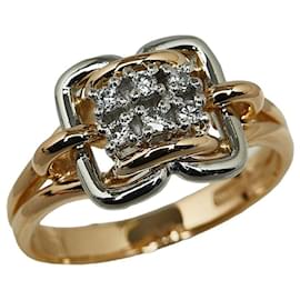 Autre Marque-18K Platinum Diamond Ring-Other