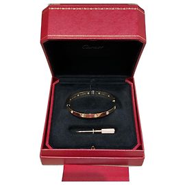 Pulseira Cartier Love com 10 diamantes Bronze