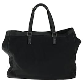 Gucci-GUCCI Tote Bag Nylon Black 153213 auth 66831-Black