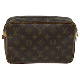 Louis Vuitton-Louis Vuitton Monogram Compiegne 23 Clutch Bag M51847 LV Auth am5901-Monogram