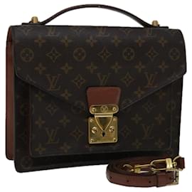 Louis Vuitton-Louis Vuitton Monogram Monceau 28 Hand Bag 2way M51185 LV Auth 66764-Monogram