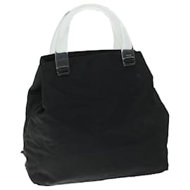 Prada-PRADA Handtasche Nylon Schwarz Auth ar11430-Schwarz