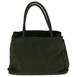 Prada-PRADA Hand Bag Nylon Green Auth 67069-Green