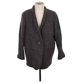 Isabel Marant-Wool coat-Grey