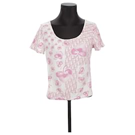 Dior-camiseta de algodão-Rosa