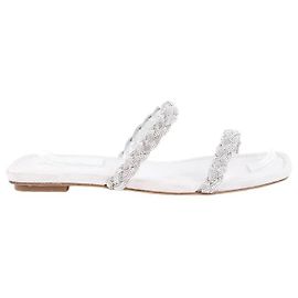 Lk Bennett Leather sandals Silvery