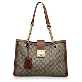 Gucci-GUCCI Handbags Padlock-Brown
