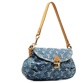 Louis Vuitton-LOUIS VUITTON Handbags Pleaty-Blue