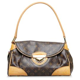 Louis Vuitton-LOUIS VUITTON Handtaschen Beverly-Braun