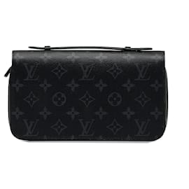 Louis Vuitton-LOUIS VUITTON Kleine Taschen, Geldbörsen und Hüllen Zippy XL-Schwarz