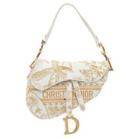 DIOR Handbags Saddle White