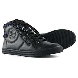 Chanel-Zapatillas Chanel-Negro