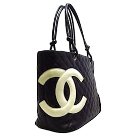 Chanel-CHANEL Bolsos Cambon-Negro