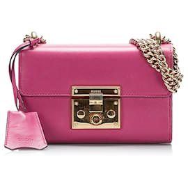 Gucci-GUCCI Handtaschen Vorhängeschloss-Pink