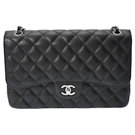 Chanel-Chanel forrado Flap-Negro