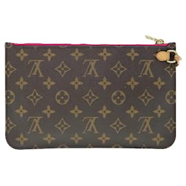 Louis Vuitton-Estuche Louis Vuitton Neverfull-Castaño