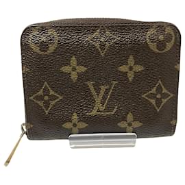 Louis Vuitton-Portamonete Zippy Louis Vuitton-Marrone