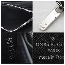 Louis Vuitton-Cremallera Louis Vuitton Portefeuille-Negro