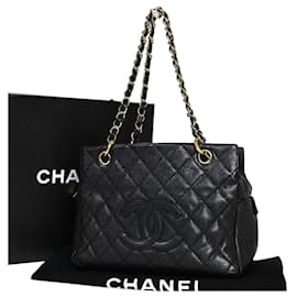 Chanel-Tote pequeno da compra de Chanel-Preto