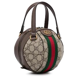 Gucci-GUCCI Handbags Ophidia-Brown