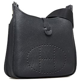 Hermès-HERMES Handbags Evelyne-Black