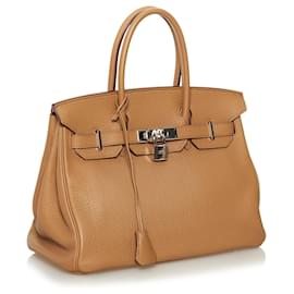 Hermès-HERMES Handbags Birkin 30-Brown