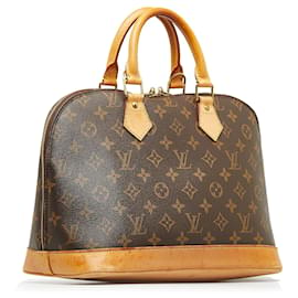 Louis Vuitton-LOUIS VUITTON Handbags Alma-Brown