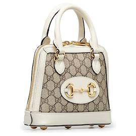 Gucci-GUCCI Handbags Horsebit 1955-Brown