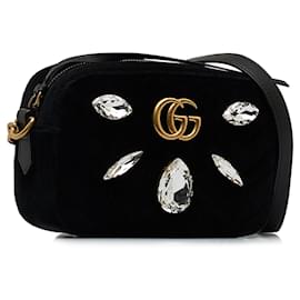 Gucci-GUCCI Handbags GG Marmont-Black