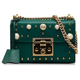 Gucci-GUCCI Handtaschen Vorhängeschloss-Grün